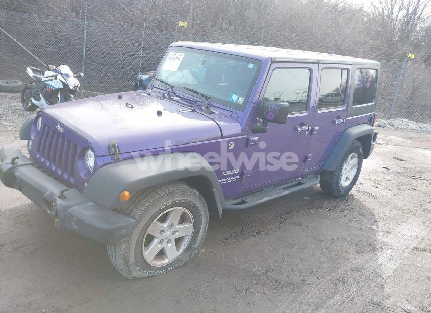 Photo 2 of 2017 Jeep Wrangler UNLIMITED SPORT (VIN 1C4HJWDG8HL663708)