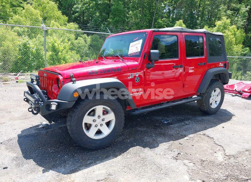 Photo 2 of 2012 Jeep Wrangler UNLIMITED SPORT (VIN 1C4HJWDG9CL109067)