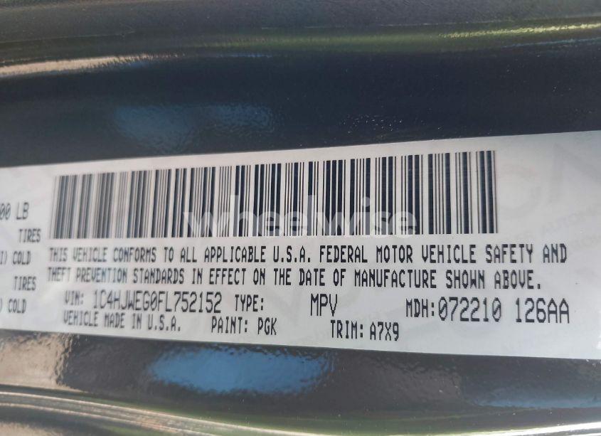 Photo 9 of 2015 Jeep Wrangler UNLIMITED SAHARA (VIN 1C4HJWEG0FL752152)