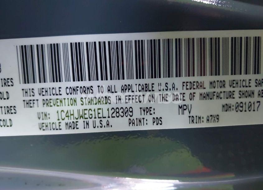 Photo 9 of 2014 Jeep Wrangler UNLIMITED SAHARA (VIN 1C4HJWEG1EL128309)