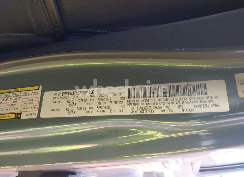 Photo 9 of 2014 Jeep Wrangler UNLIMITED SAHARA (VIN 1C4HJWEG3EL306155)