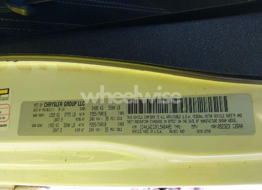 Photo 9 of 2015 Jeep Wrangler UNLIMITED SAHARA (VIN 1C4HJWEG3FL546405)