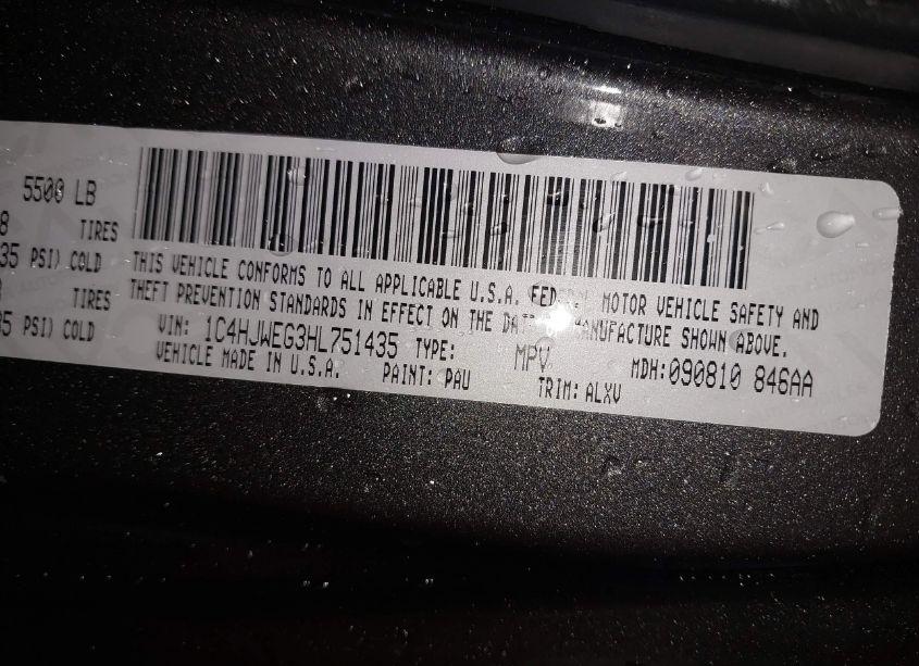 Photo 9 of 2017 Jeep Wrangler UNLIMITED SAHARA 4X4 (VIN 1C4HJWEG3HL751435)