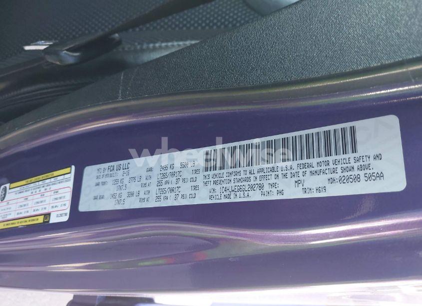 Photo 9 of 2016 Jeep Wrangler UNLIMITED BACKCOUNTRY (VIN 1C4HJWEG6GL202780)