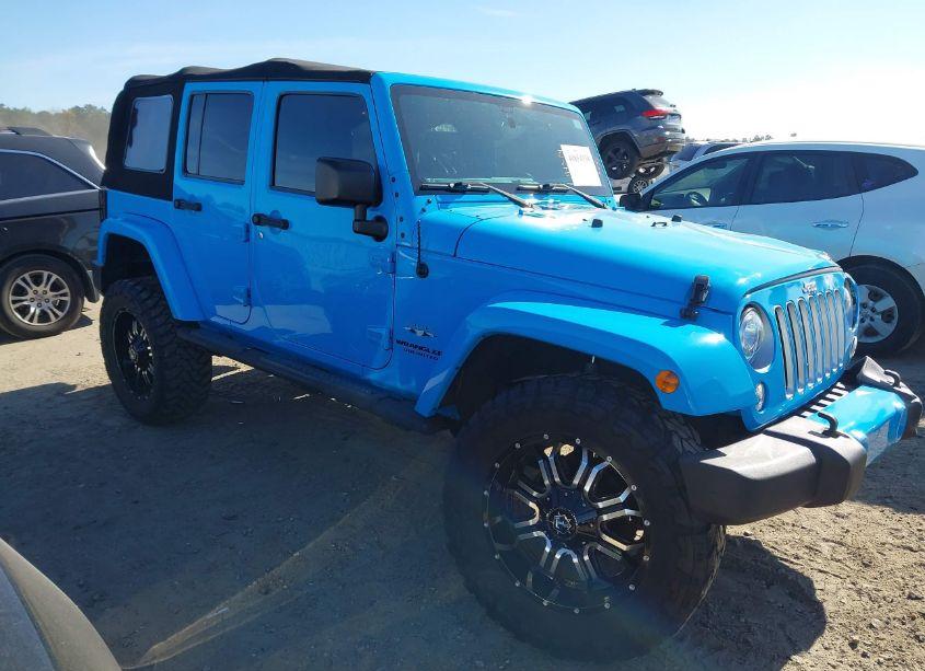 2017 Jeep Wrangler UNLIMITED SAHARA 4X4 (VIN 1C4HJWEG8HL718107) main photo