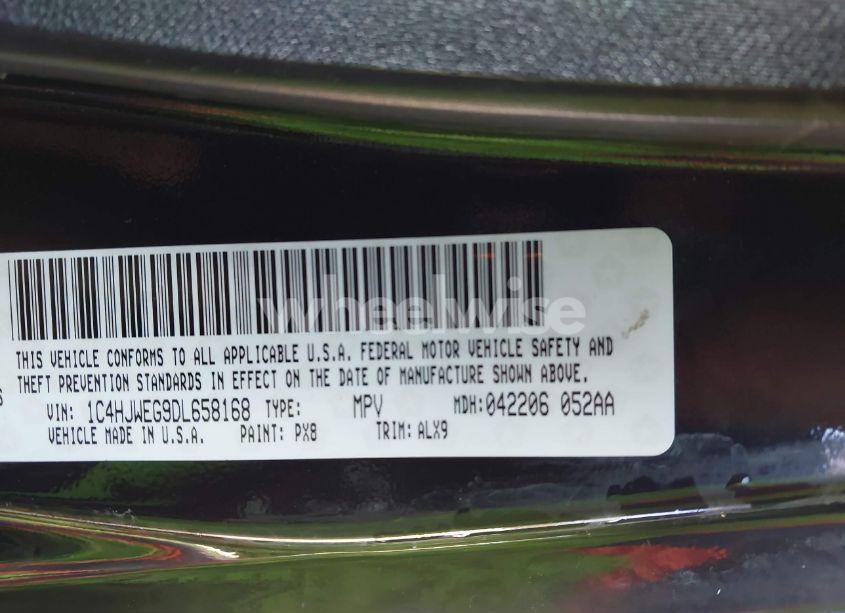 Photo 9 of 2013 Jeep Wrangler UNLIMITED SAHARA (VIN 1C4HJWEG9DL658168)