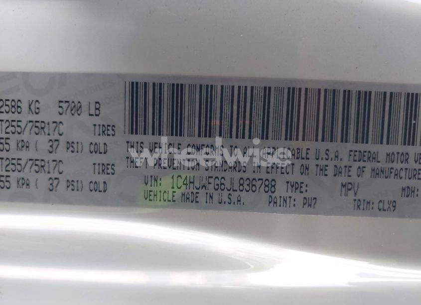 Photo 9 of 2018 Jeep Wrangler JK UNLIMITED RUBICON RECON 4X4 (VIN 1C4HJWFG6JL836788)