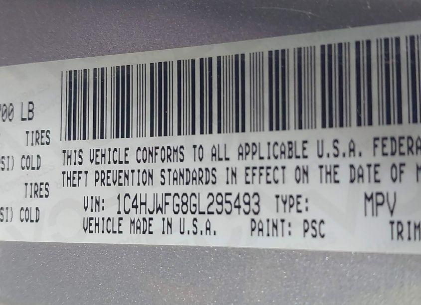 Photo 9 of 2016 Jeep Wrangler UNLIMITED RUBICON HARD ROCK (VIN 1C4HJWFG8GL295493)