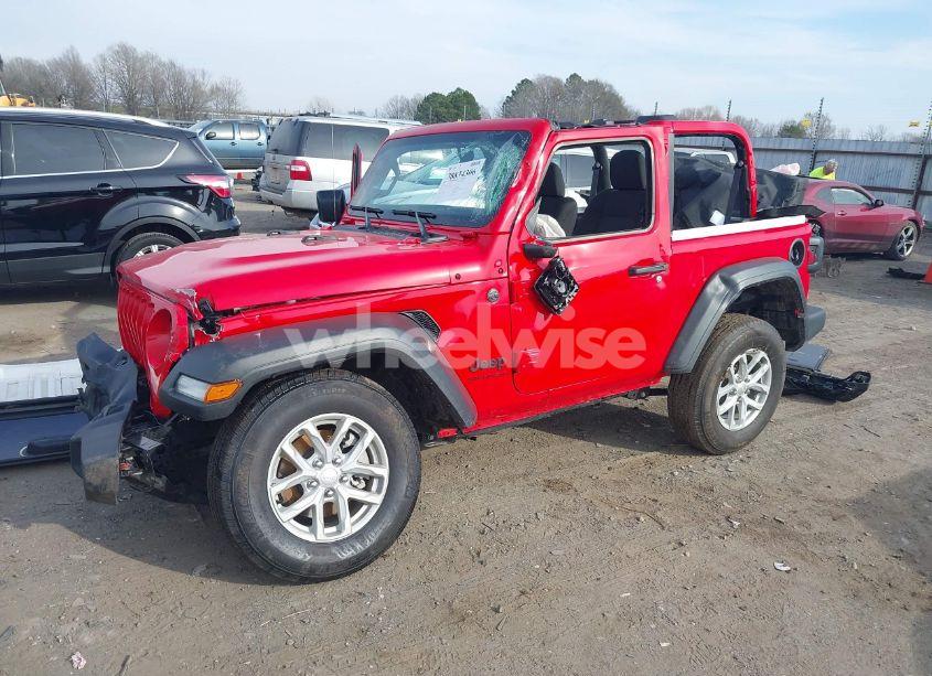 Photo 2 of 2023 Jeep Wrangler 2-DOOR SPORT S 4X4 (VIN 1C4HJXAG5PW659669)
