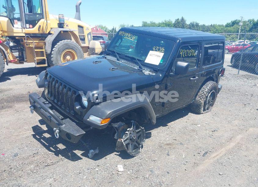 Photo 2 of 2021 Jeep Wrangler SPORT S 4X4 (VIN 1C4HJXAG6MW872318)