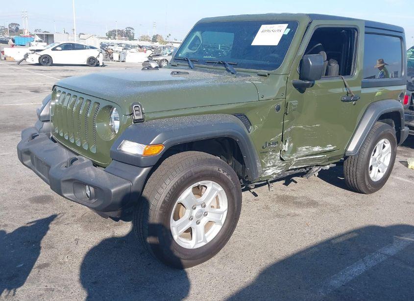 Photo 2 of 2023 Jeep Wrangler 2-DOOR SPORT S 4X4 (VIN 1C4HJXAG8PW563664)