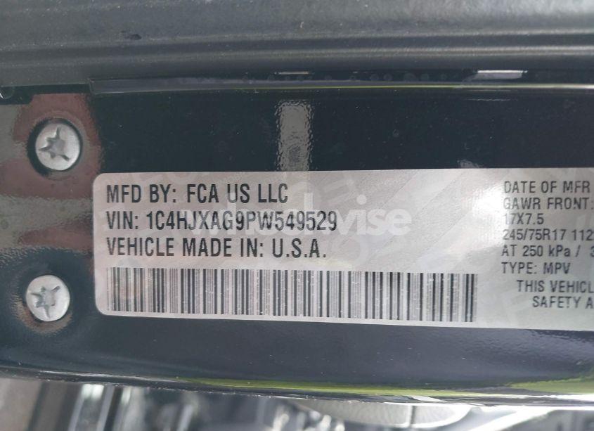 Photo 9 of 2023 Jeep Wrangler 2-DOOR SPORT S 4X4 (VIN 1C4HJXAG9PW549529)