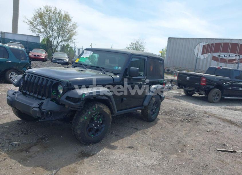 Photo 2 of 2023 Jeep Wrangler 2-DOOR WILLYS SPORT 4X4 (VIN 1C4HJXAG9PW674630)