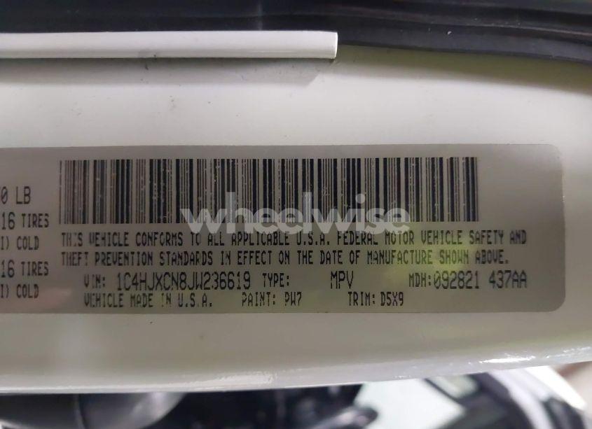 Photo 9 of 2018 Jeep Wrangler RUBICON 4X4 (VIN 1C4HJXCN8JW236619)