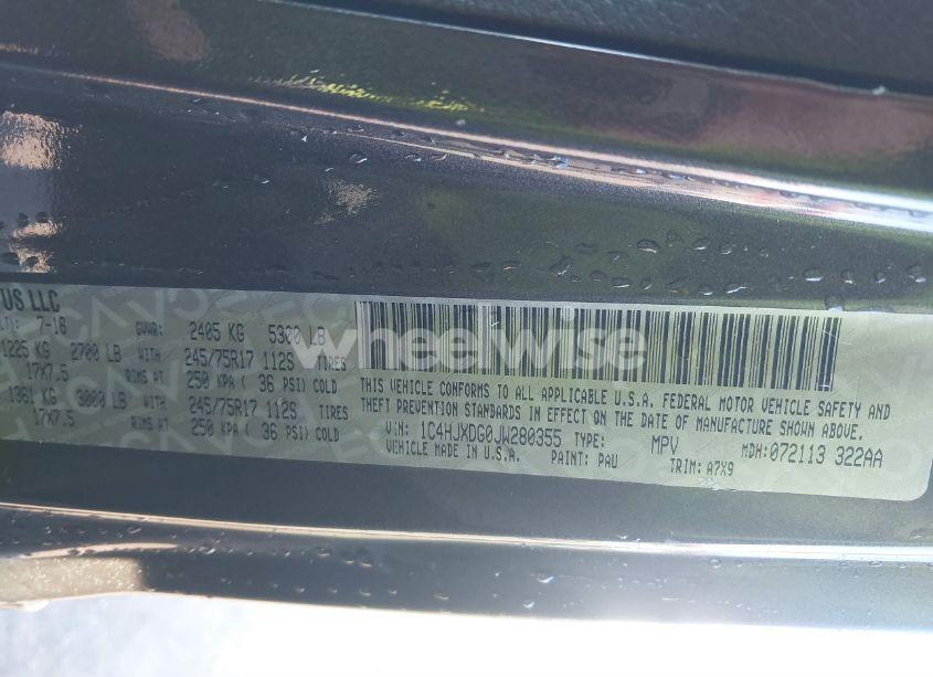 Photo 9 of 2018 Jeep Wrangler UNLIMITED SPORT S 4X4 (VIN 1C4HJXDG0JW280355)