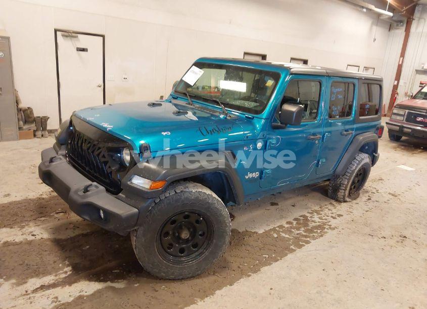 Photo 2 of 2019 Jeep Wrangler UNLIMITED SPORT S 4X4 (VIN 1C4HJXDG0KW617379)