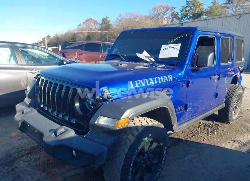 Photo 2 of 2020 Jeep Wrangler UNLIMITED WILLYS 4X4 (VIN 1C4HJXDG0LW205478)