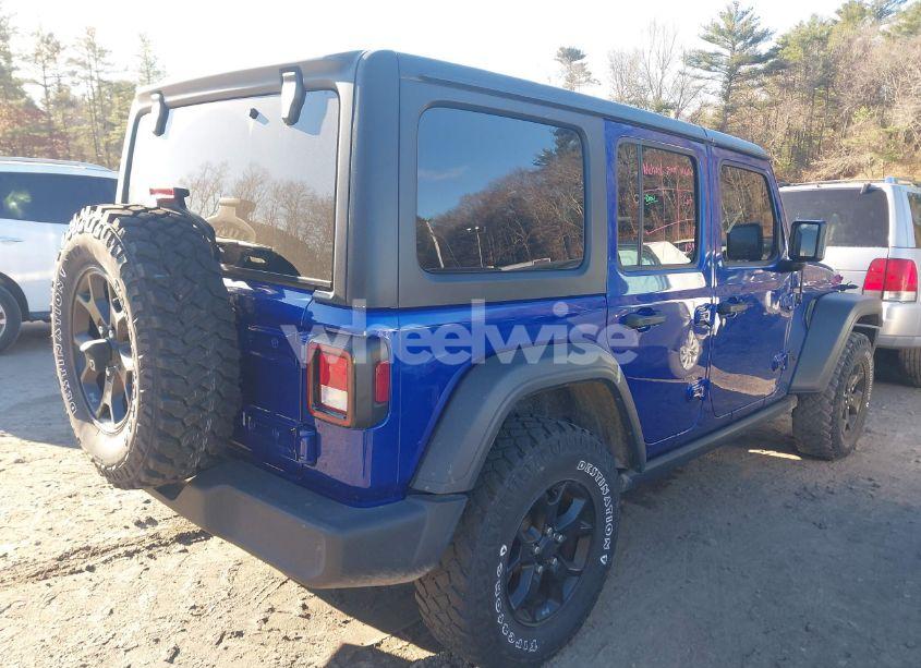 Photo 4 of 2020 Jeep Wrangler UNLIMITED WILLYS 4X4 (VIN 1C4HJXDG0LW205478)