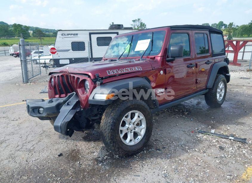 Photo 2 of 2021 Jeep Wrangler UNLIMITED ISLANDER 4X4 (VIN 1C4HJXDG0MW709711)