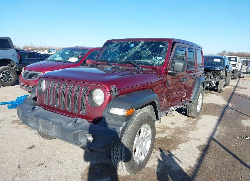 Photo 2 of 2021 Jeep Wrangler UNLIMITED SPORT S 4X4 (VIN 1C4HJXDG0MW856157)