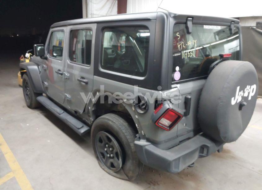 Photo 3 of 2022 Jeep Wrangler UNLIMITED SPORT 4X4 (VIN 1C4HJXDG0NW117632)
