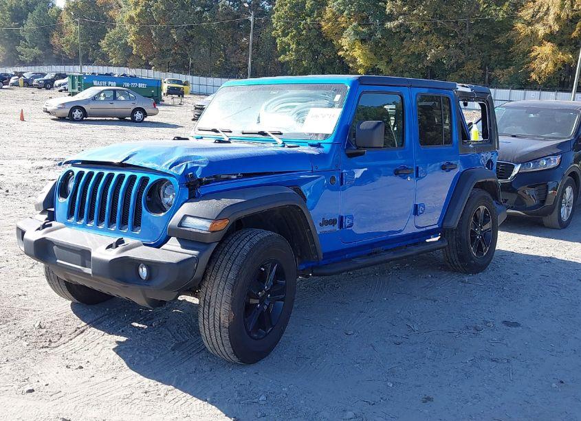 Photo 2 of 2022 Jeep Wrangler UNLIMITED SPORT ALTITUDE 4X4 (VIN 1C4HJXDG0NW194825)