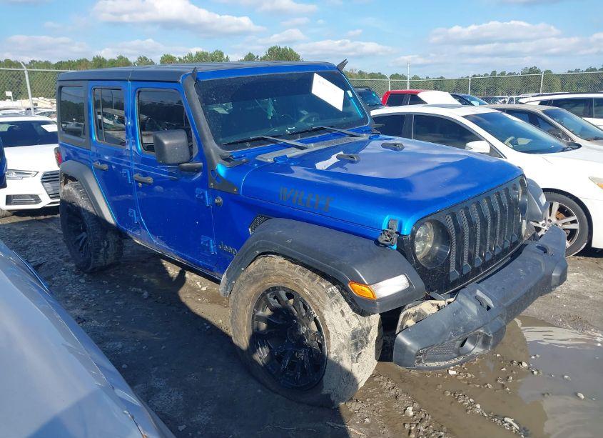 2022 Jeep Wrangler UNLIMITED WILLYS SPORT (VIN 1C4HJXDG0NW224440) main photo