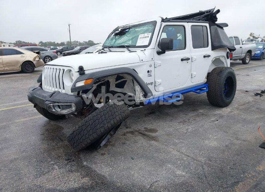 Photo 2 of 2018 Jeep Wrangler UNLIMITED SPORT S 4X4 (VIN 1C4HJXDG1JW157857)