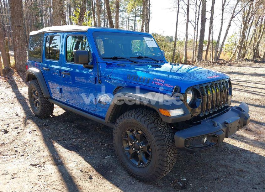 2021 Jeep Wrangler UNLIMITED WILLYS SPORT 4X4 (VIN 1C4HJXDG1MW722743) main photo