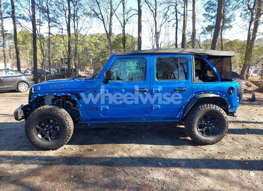 Photo 14 of 2021 Jeep Wrangler UNLIMITED WILLYS SPORT 4X4 (VIN 1C4HJXDG1MW722743)