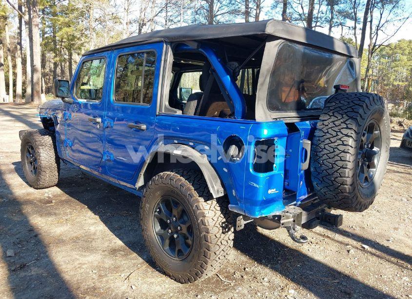 Photo 3 of 2021 Jeep Wrangler UNLIMITED WILLYS SPORT 4X4 (VIN 1C4HJXDG1MW722743)