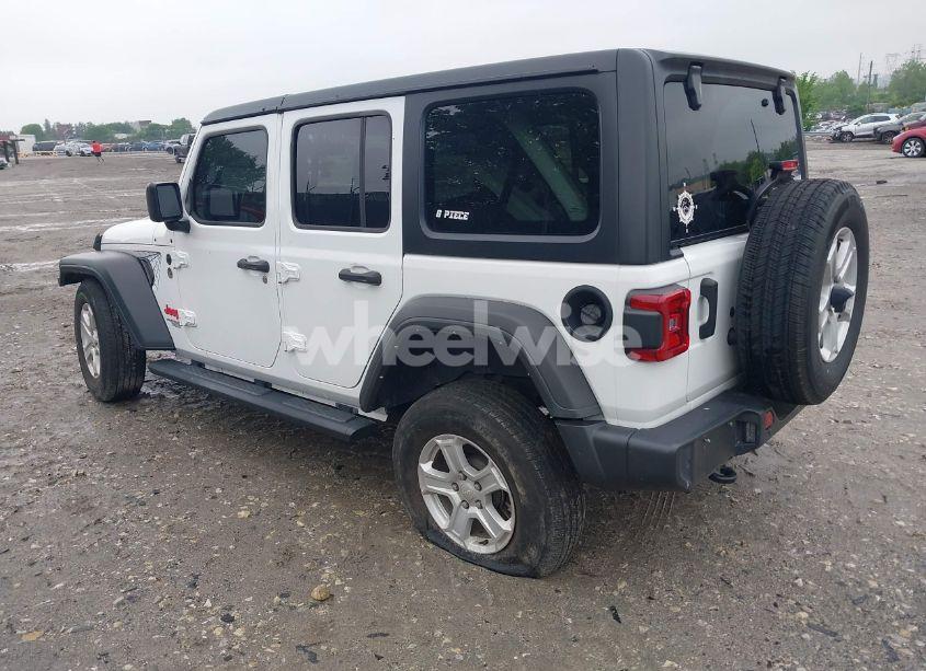 Photo 3 of 2021 Jeep Wrangler UNLIMITED SPORT S 4X4 (VIN 1C4HJXDG1MW850478)