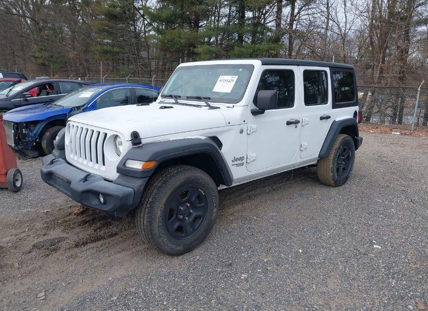 Photo 2 of 2019 Jeep Wrangler UNLIMITED SPORT 4X4 (VIN 1C4HJXDG2KW613382)