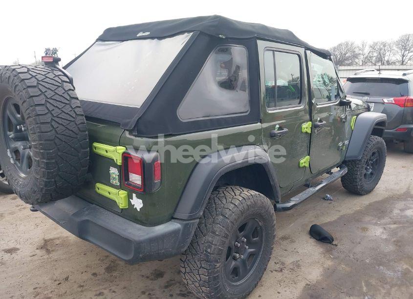 Photo 4 of 2020 Jeep Wrangler UNLIMITED SPORT 4X4 (VIN 1C4HJXDG2LW310684)