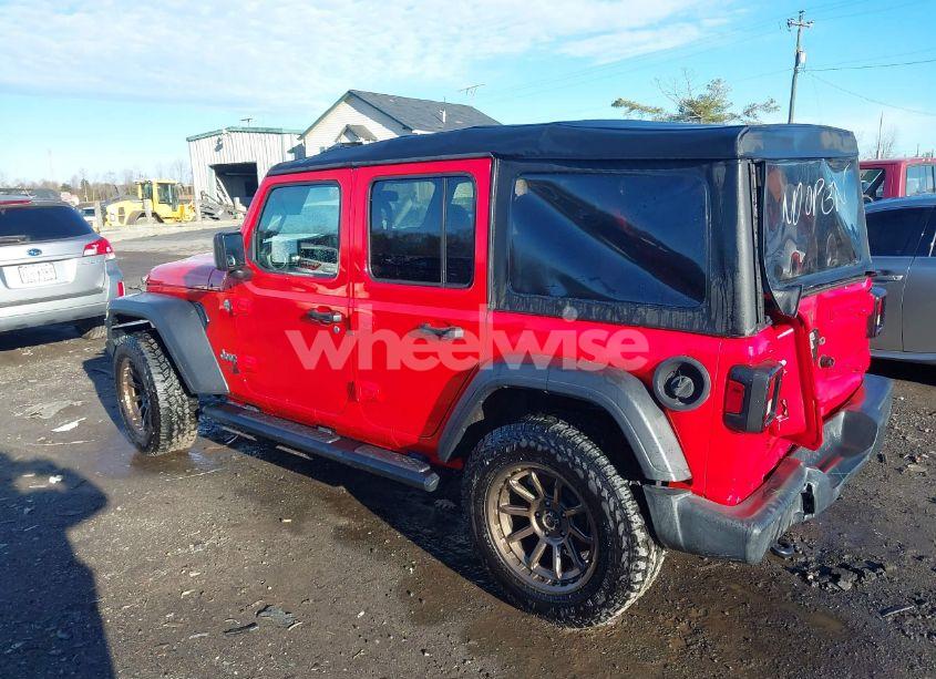 Photo 3 of 2020 Jeep Wrangler UNLIMITED SPORT 4X4 (VIN 1C4HJXDG2LW341045)
