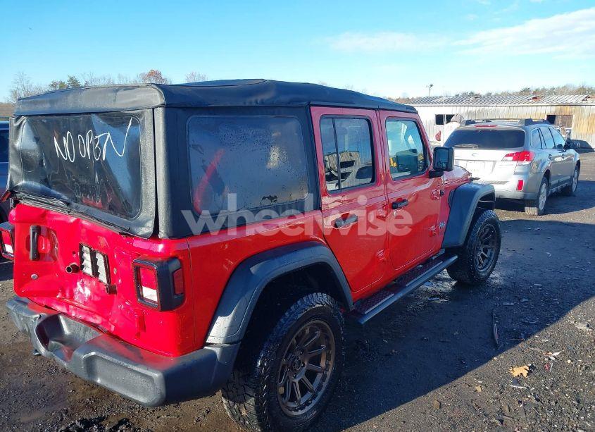 Photo 4 of 2020 Jeep Wrangler UNLIMITED SPORT 4X4 (VIN 1C4HJXDG2LW341045)