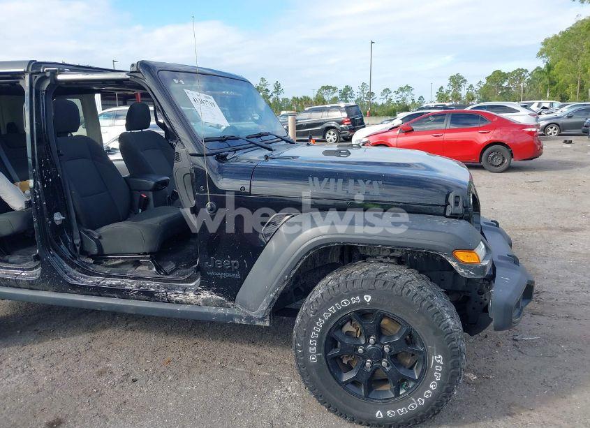 Photo 6 of 2021 Jeep Wrangler UNLIMITED WILLYS 4X4 (VIN 1C4HJXDG2MW658115)