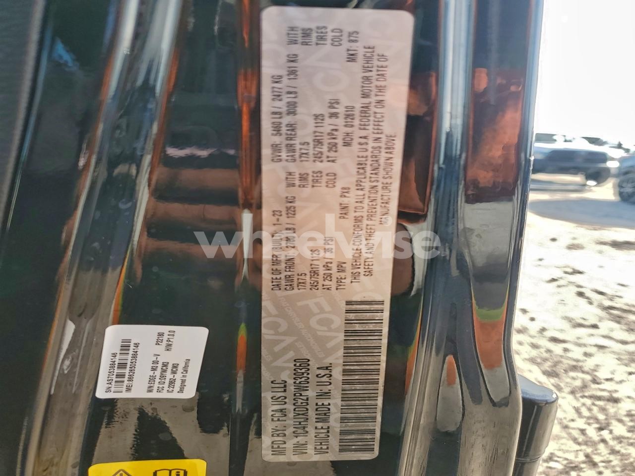 Photo 14 of 2023 JEEP WRANGLER SPORT (VIN 1C4HJXDG2PW639360)