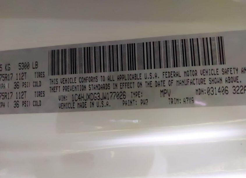 Photo 9 of 2018 Jeep Wrangler UNLIMITED SPORT S 4X4 (VIN 1C4HJXDG3JW177026)