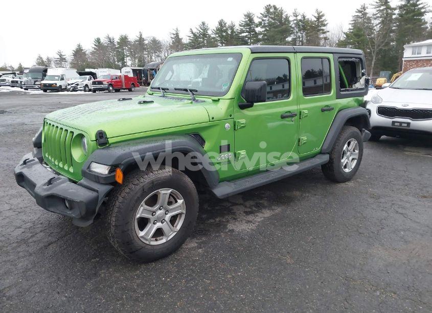 Photo 2 of 2018 Jeep Wrangler UNLIMITED SPORT S 4X4 (VIN 1C4HJXDG3JW240884)