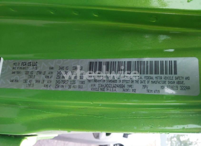 Photo 9 of 2018 Jeep Wrangler UNLIMITED SPORT S 4X4 (VIN 1C4HJXDG3JW240884)