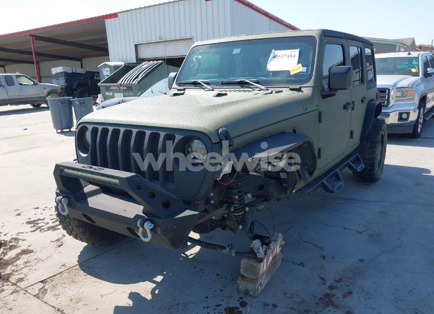 Photo 2 of 2018 Jeep Wrangler UNLIMITED SPORT S 4X4 (VIN 1C4HJXDG3JW316846)