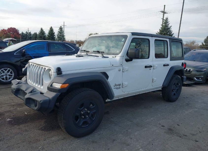 Photo 2 of 2019 Jeep Wrangler UNLIMITED SPORT 4X4 (VIN 1C4HJXDG3KW613097)