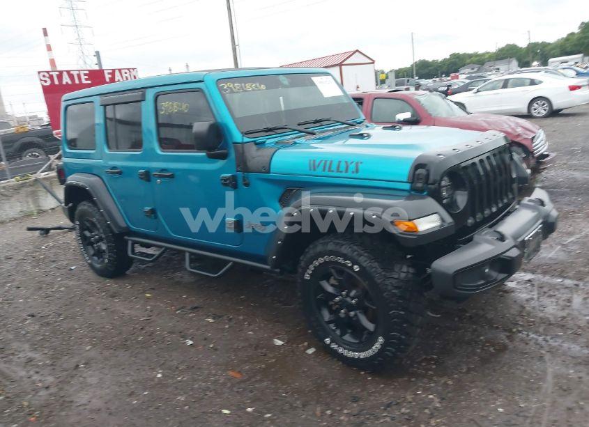 2020 Jeep Wrangler UNLIMITED WILLYS 4X4 (VIN 1C4HJXDG3LW325713) main photo