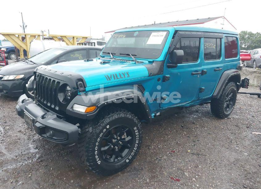 Photo 2 of 2020 Jeep Wrangler UNLIMITED WILLYS 4X4 (VIN 1C4HJXDG3LW325713)