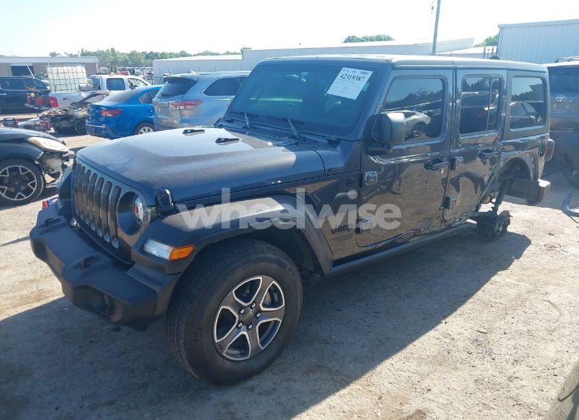Photo 2 of 2021 Jeep Wrangler UNLIMITED SPORT S 4X4 (VIN 1C4HJXDG3MW801301)