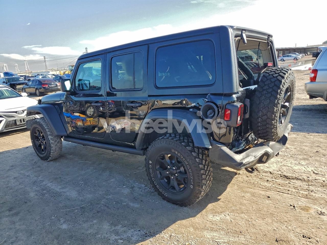 Photo 2 of 2022 JEEP WRANGLER UNLIMITED SPORT (VIN 1C4HJXDG3NW164671)