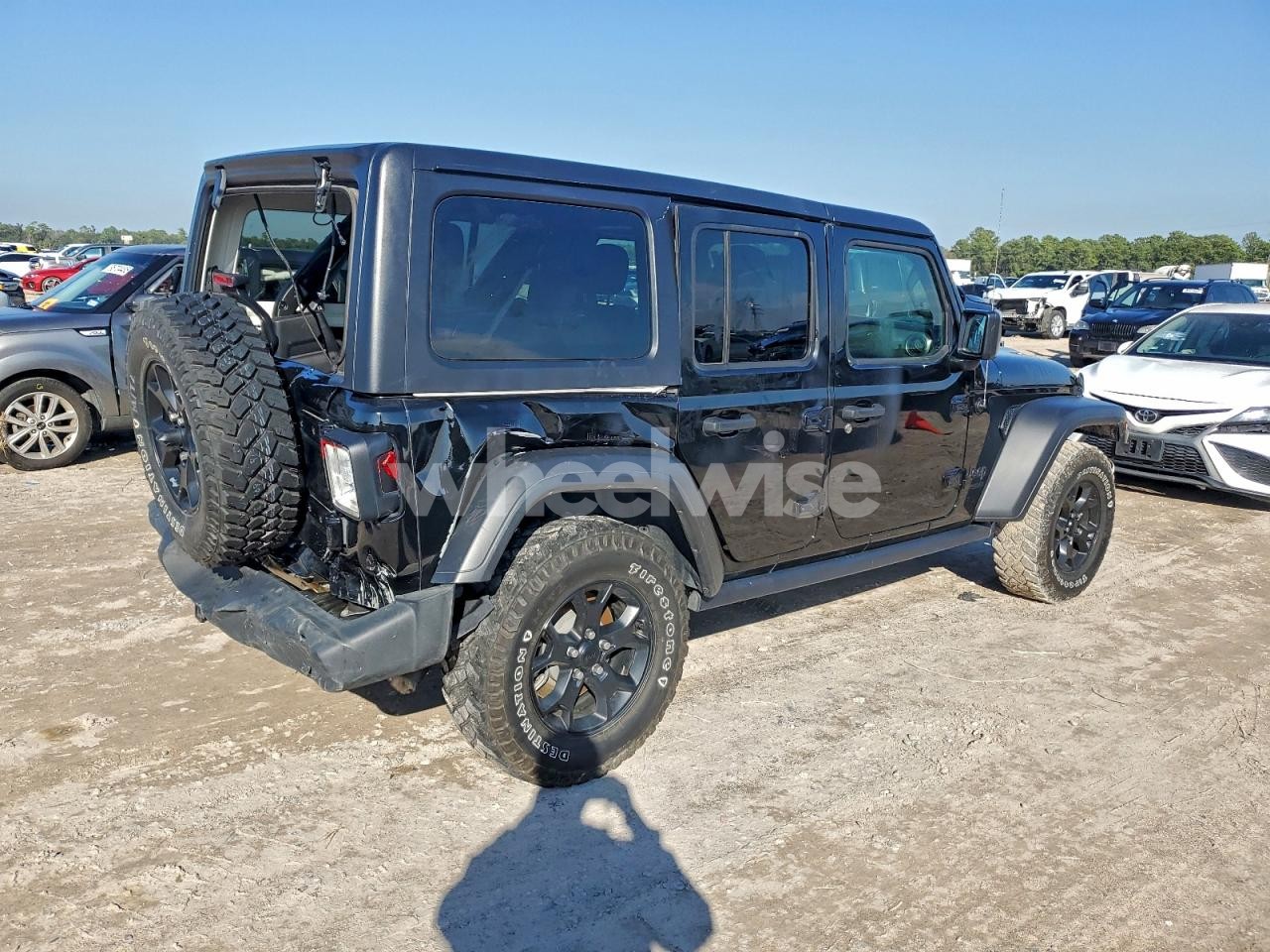 Photo 3 of 2022 JEEP WRANGLER UNLIMITED SPORT (VIN 1C4HJXDG3NW164671)