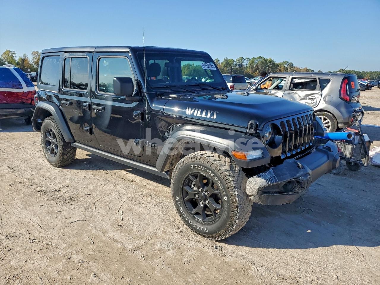Photo 4 of 2022 JEEP WRANGLER UNLIMITED SPORT (VIN 1C4HJXDG3NW164671)