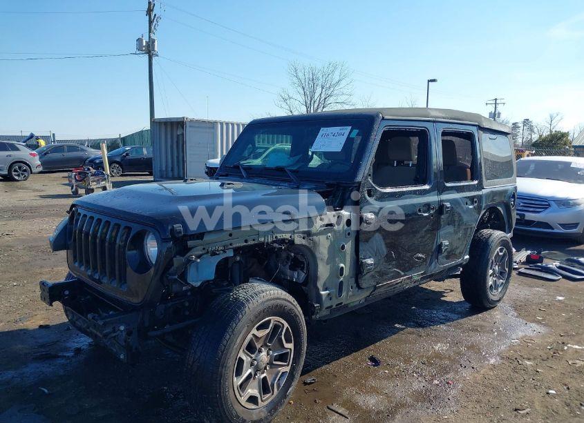 Photo 2 of 2018 Jeep Wrangler UNLIMITED SPORT 4X4 (VIN 1C4HJXDG4JW150840)